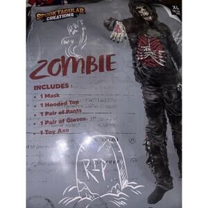Spooktacular Creations Zombie Costume for Kids, Scary Halloween XL 12-14